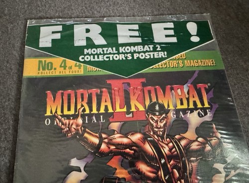 Mortal Kombat II Official Magazine Issue Number 4 Kollector's EGM Promo Magazine - Bild 3 von 4