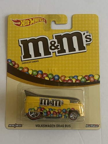 Hot Wheels 2015 Pop Culture M&M Mars Candies VW Bus Complete Set of 6 New - Picture 9 of 10