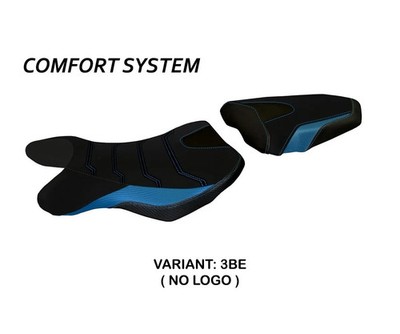 Seat saddle cover Siena 2 Comfort System Blue TPZ SUZUKI GSR 750 2010 2017 vO