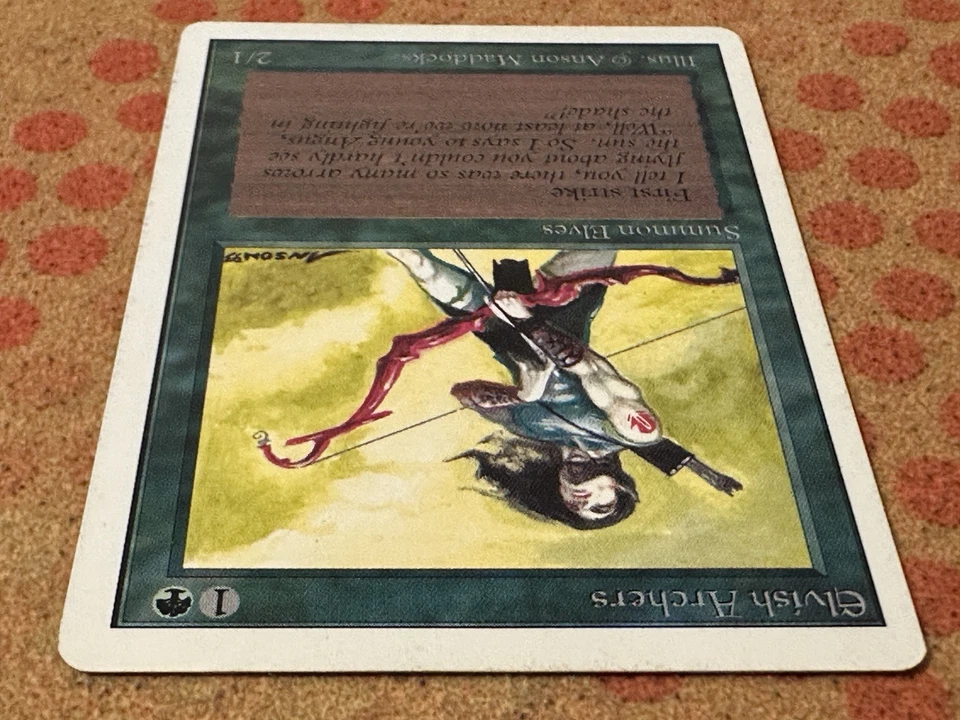 MtG: Unlimited Edition Elvish Archer - MP - Image 3 of 4