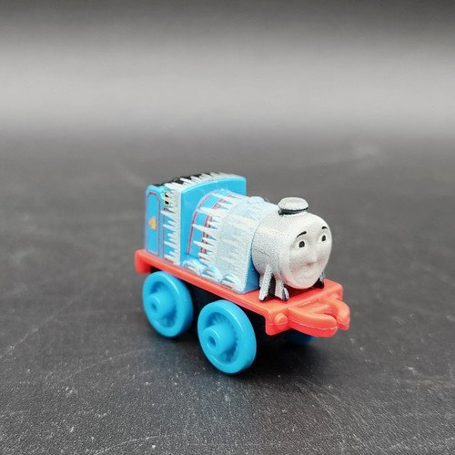 Fisher Price Mini Azul Gordon Tren de Hielo Congelado Coleccionable Juguete Motor H28A 2482 | Condition: Used