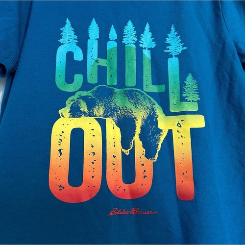 Eddie Bauer Short Sleeve Chill Out T-Shirt, Boys XS 5/6 - Picture 2 of 7