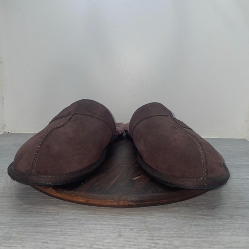 UGG Men's SCUFF Slippers Size 13 Slip On 1138332 Suede Sheepskin Slide - Picture 4 of 10