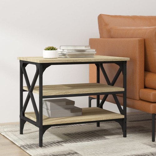 Mesa Auxiliar Mesita de Sofá de Salón Pasillo Madera Contrachapada vidaXL - Imagen 5 de 45
