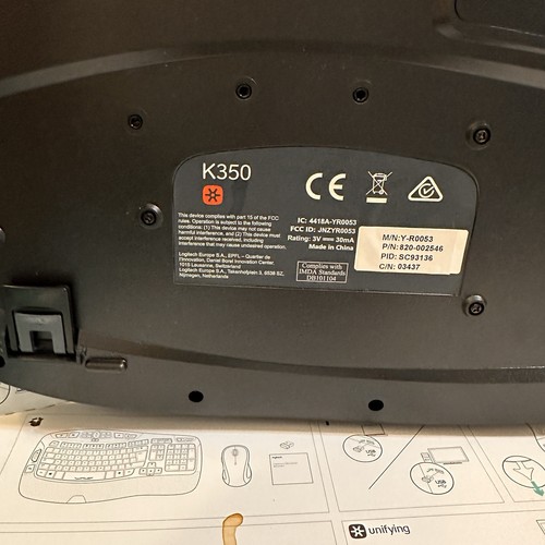 LOGITECH MK550 Comfort Wave Wireless Keyboard & Mouse Combo With Dongle - 第 12/13 張圖片