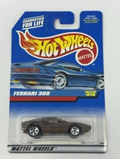 1998 Hot Wheels Metallic Brown Ferrari 308 with 5 SP Spoke Wheels #816 A19