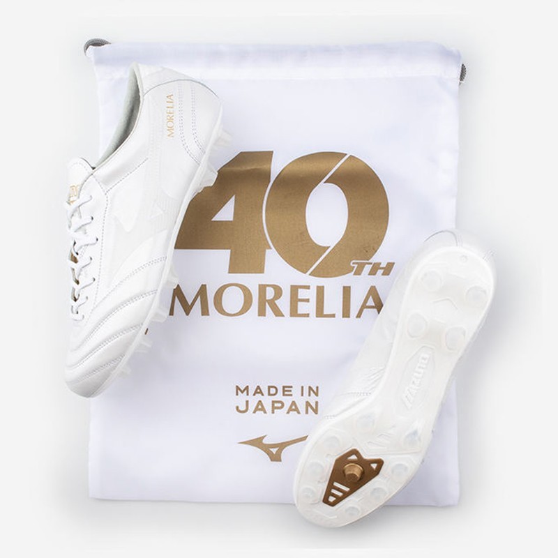 Mizuno Morelia UL 40th JP MD P1GA259999 White Mens Soccer