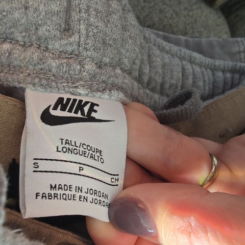 Nike Mens Grey Sweatpants Tall Size S With Drawstring Waist & Pockets - Picture 8 of 8