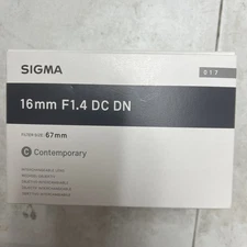 Sigma 16mm f/1.4 DC DN Contemporary Lens for Sony E