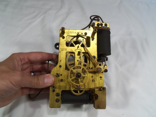 Antikes Western Union Uhrwerk mit Automatikaufzug Teile #72 - Bild 5 von 16