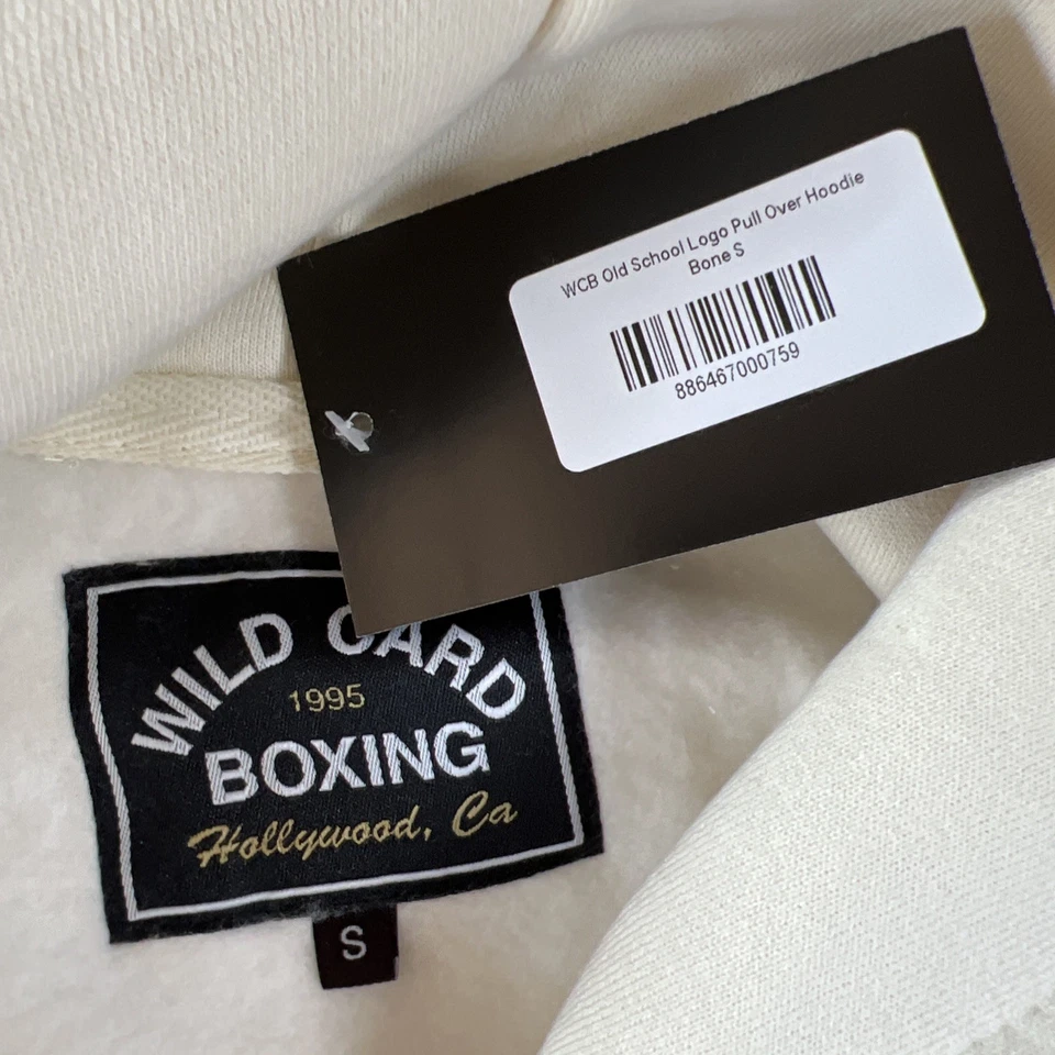 Wild Card Boxing Oversized Men’s Small Heavyweight Hoodie. Super Soft - Image 3 of 4