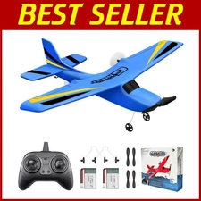 Beginner RC Glider Plane 2.4GHz Blue