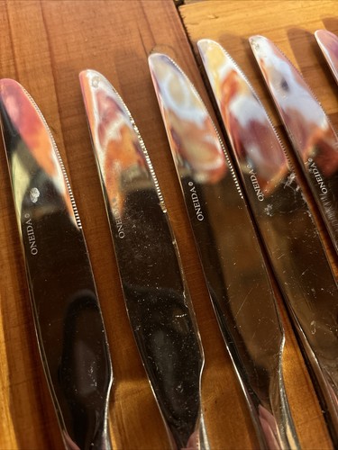 Oneida Edelstahl Besteck 29 Teile Konvolut Löffel Gabeln Messer schön - Bild 10 von 10