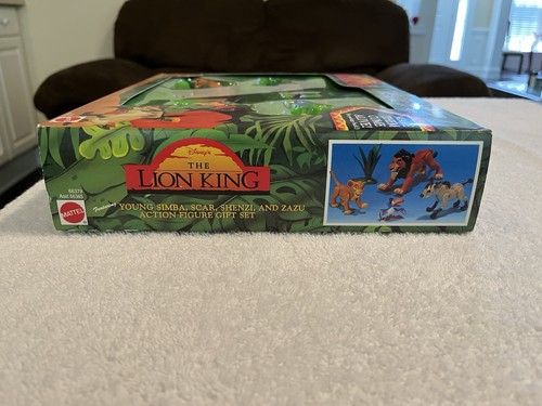 Coffret cadeau figurine Mattel Disney Le Roi Lion 66379 jeune Simba 1994 neuf - Photo 8/16