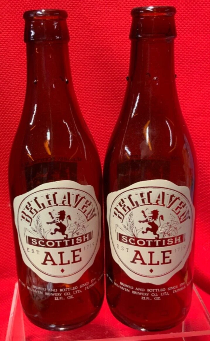 Vintage Belhaven Scottish Ale Bottle 12 oz Dunbar Scotland