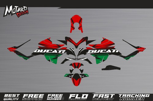 Graphics Kit for Ducati Multistrada 1200 2010 2011 2012 2013 2014 Decals Sticker - Picture 1 of 6