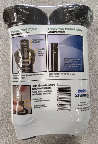 Rain Bird 1804 High Efficiency Adjustable 4 in. Pop-Up Spray Twin Pack ship FREE - Picture 3 of 10