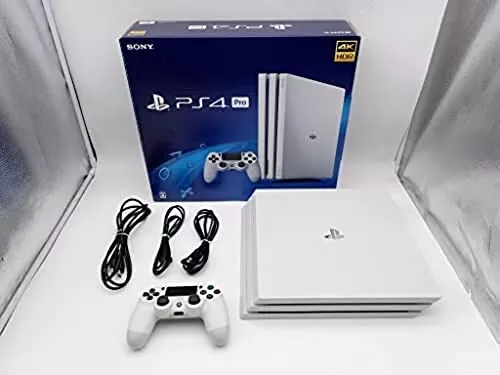 Sony PlayStation 4 PS4 Pro 1TB CUH-7200BB02 White Game Console Full Box  Japan