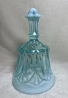 Vintage Fenton Blue Opalescent Bell Whitton
