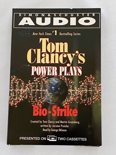 Tom Clancy Power Plays Bio-Strike Audio Book Cassette Tape  - Picture 1 of 3