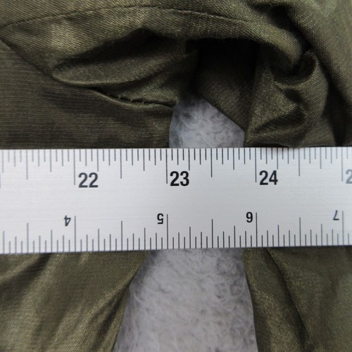 Ruby Rd Rain Jacket Womens Size 16 Green Metallic Goblincore Earthy Mossy Bold - Picture 19 of 24