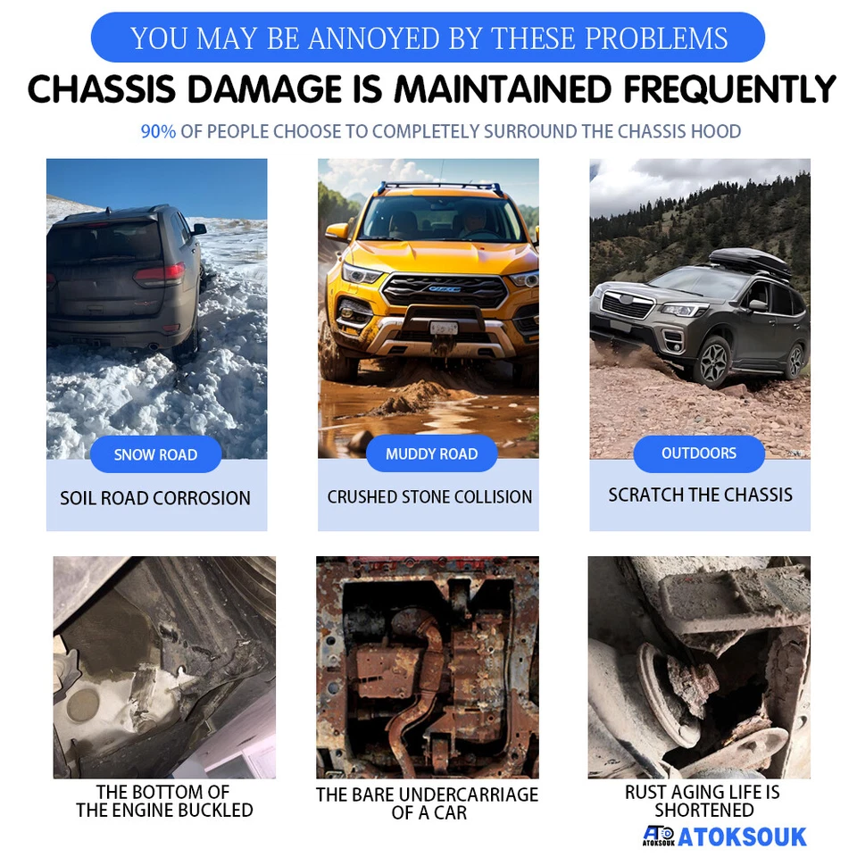 Front Skid Plate For Honda CR-V 2012-2014 Impact Resistant Engine Guard Cover — 第 3/4 张图片