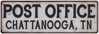 Chattanooga, Tn Post Office Personalized Metal Sign Vintage 106180011127
