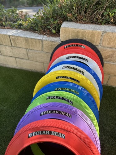 20” x 4” POLAR BEAR snake skin fat tire 60 TPI 20 PSI Purple Ebike Recommend - Picture 5 of 6