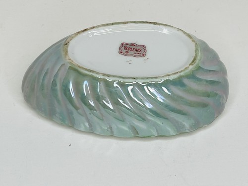 Norleans Egg Japan Porcelain Box Easter Lusterware Trinket Dish Vtg Floral Rose - Picture 6 of 9