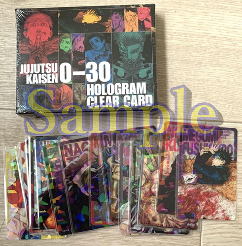 Jujutsu Kaisen Weekly JUMP Hologram Clear Cards Comic Volumes 0~30 All Character - Picture 4 of 6