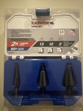 LENOX VARI-BIT - 3 Piece Step Drill Bit Set