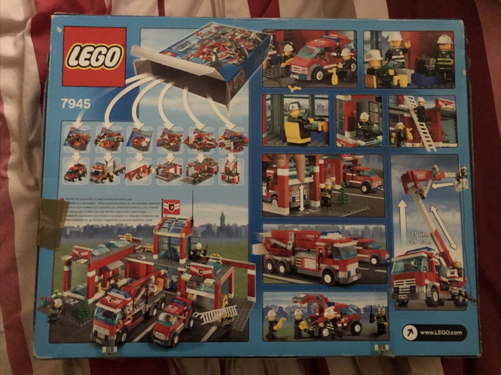 LEGO CITY 7945 消防署 消防車 レゴ シティ 新品未開封 美品 評判