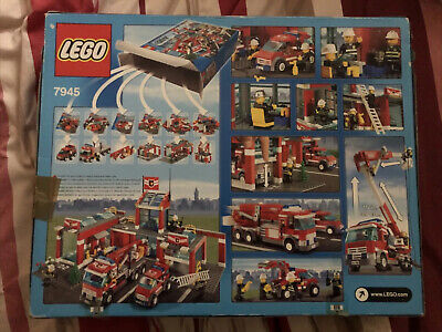 Lego 7945 city fire station hotsell