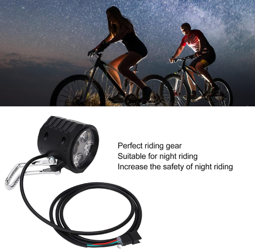 Electric Scooter Front Light, 10 Inch Front Light 12‑72V 2 in 1 Electric Horn He - Picture 2 of 9