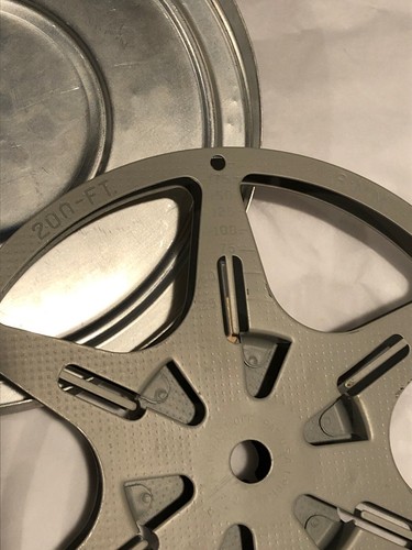 Vintage Super 8 Metal Movie Film Reel In Metal Can Art Deco Kodak Logo 1930s - Picture 5 of 7