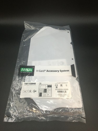 MSA 10115840 V-Gard Visier Faceshield, Polycarbonat, 8" x 17" x 0,06", klar - Bild 1 von 2