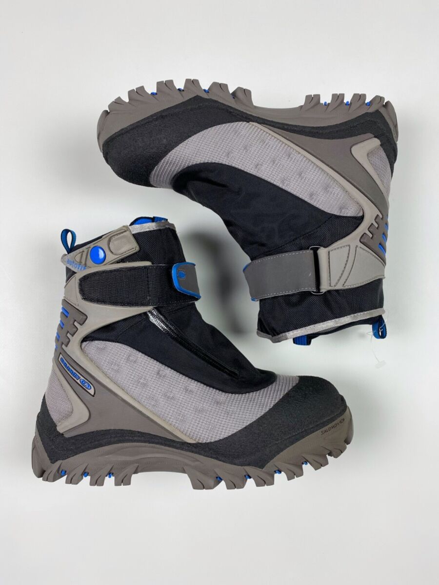 Salomon GTX Hiking Trail Boots Women's Size 7 Gray 06