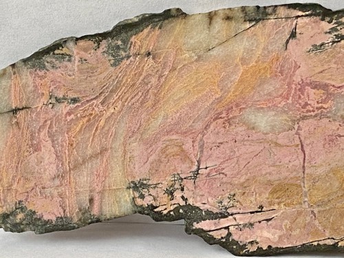 8" 277g "Universal Love" ~ ROSY PINK RHODONIT Lapidarplatte für Kabinen C1394 - Bild 1 von 11