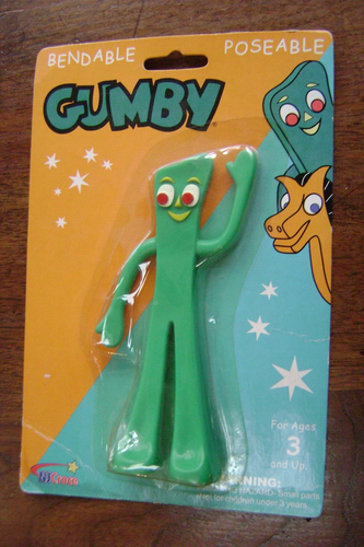 Gumby Poseable Bendable Figure 6" New 2004 Package Includes Trivia  - Picture 1 of 4