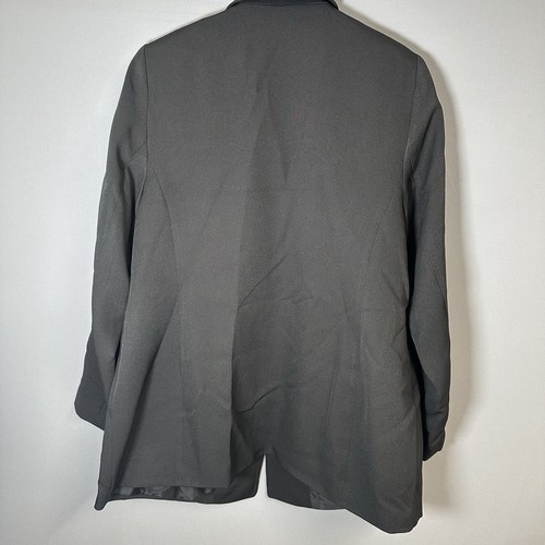 EVANS Curve Black Single Breasted Blazer Size UK 16 Womens Black - Picture 5 of 5