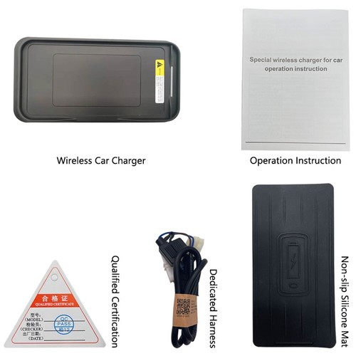 Car inside Center Console Phone Wireless Charger Fit For 2014-2018 Porsche Macan - Picture 11 of 12