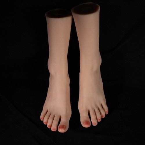 One Platinum Silicone Foot Model Display Painting Teaching Positionable 25.5cm - Picture 7 of 12