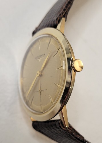 1950's Longines 34mm Cal.23Z Arrow Markers Manual Men's Watch Working - Picture 4 of 8