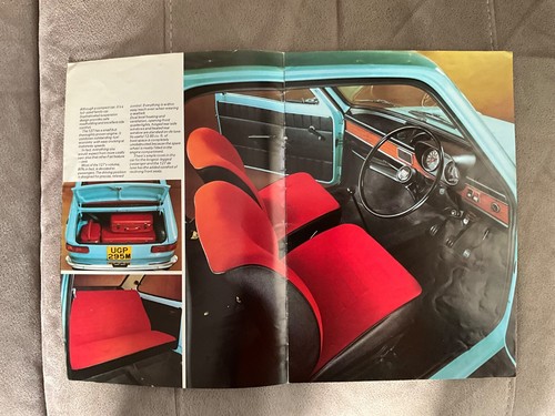 Vintage rare Fiat 127 range 14-page glossy sales brochure -Jan 1974 collectable - Picture 3 of 9