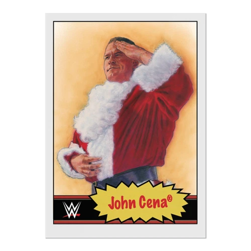 JOHN CENA [Santa Clause] 2021 Topps WWE LIVING Set Trading Card [PR: /1169] #93