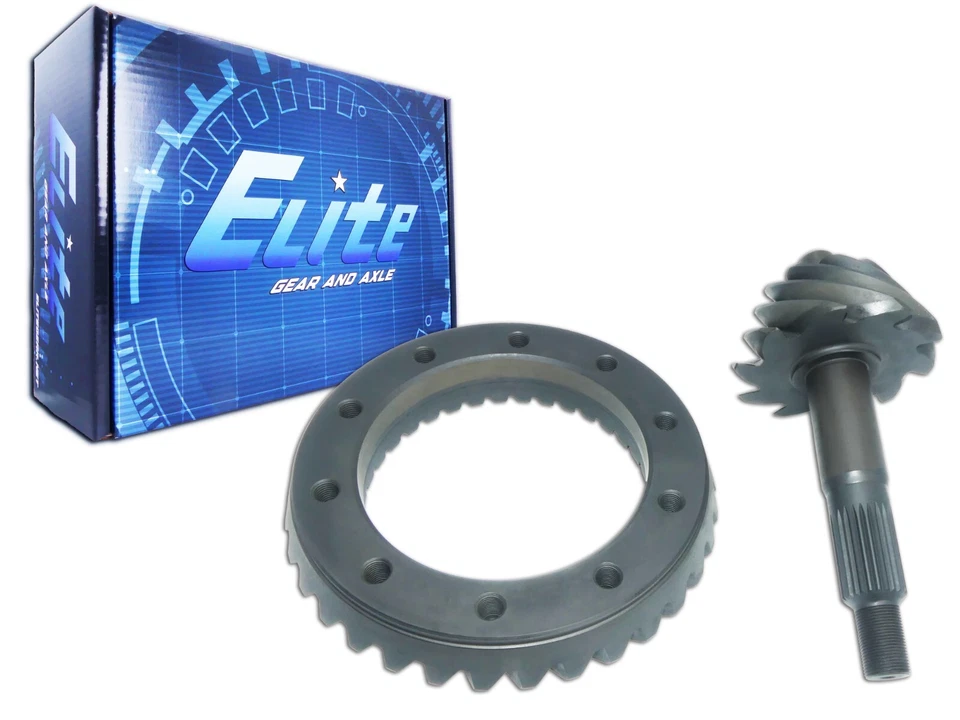 Juego de engranajes trasero Ford 9" 4.33 anillo y piñón Mustang Torino F150 Elite Q1 Foto 2 de 4