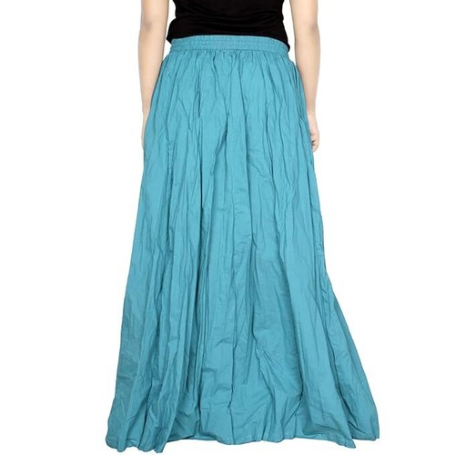 Women cotton long Skirt Full length Maxi Skirt Solid Comfortable Skirt - Picture 53 of 74
