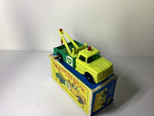 1960’s Lesney Matchbox No.13 BP Dodge Tow Truck In Original Box England - Picture 4 of 9