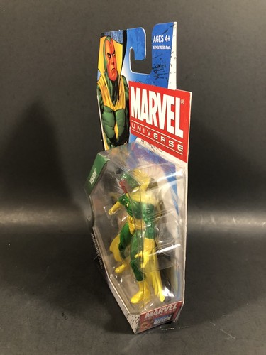 2009 MARVEL UNIVERSE SERIE 2 VISION 3 3/4 ZOLL FIGUR #006 SELTENE SOLIDE VARIANTE NEU - Bild 3 von 5