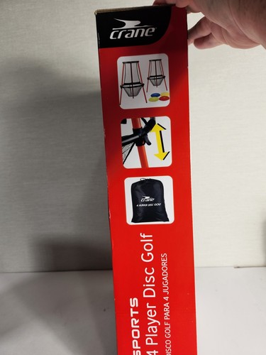New Crane Sports 4 Player Disc Golf Game Set 2 Targets, 4 Discs & Travel Bag NIB - Picture 7 of 9